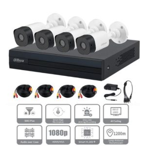 Kit de 4 Camaras de 2 Megapixeles con instalación